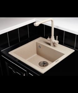 Mixer tap Geo KG2385CR BEIGE Geo KG2385CR BEIGE- photo 2