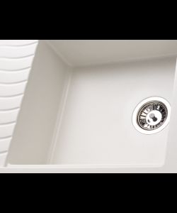 Kitchen sink MILA 1B1D WHITE MILA 1B1D WHITE- photo 3