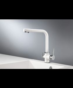 Mixer tap GEOS WHITE GEOS WHITE- photo 2