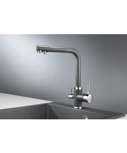 Mixer tap GEOS DARK ROCK