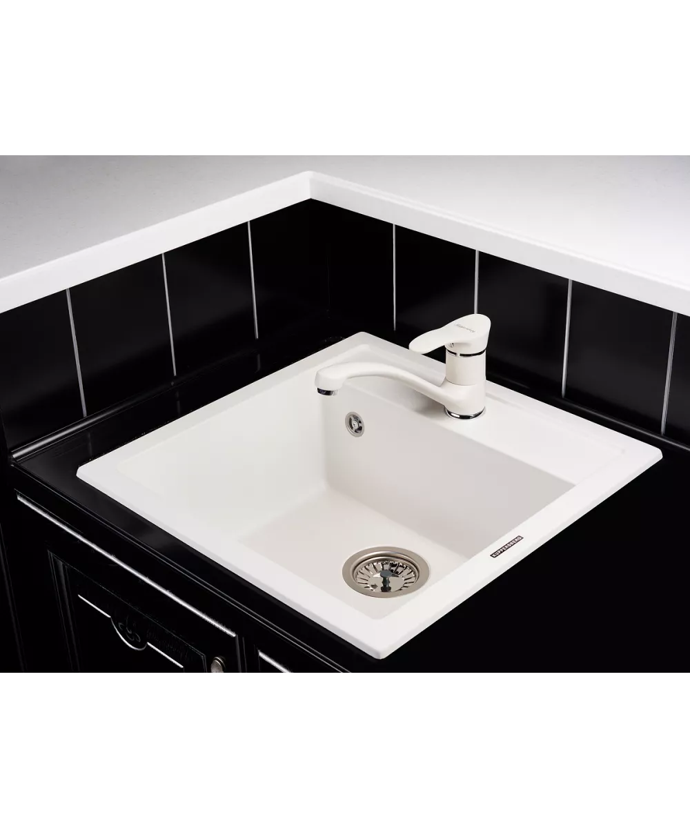 Mixer tap TOPAZ KG2560 WHITE ALABAS.