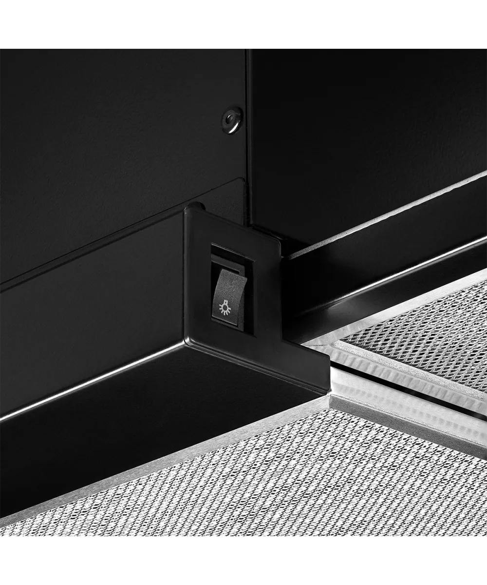 Телескопическая вытяжка встраиваемая SLIMTURBO 60 GB