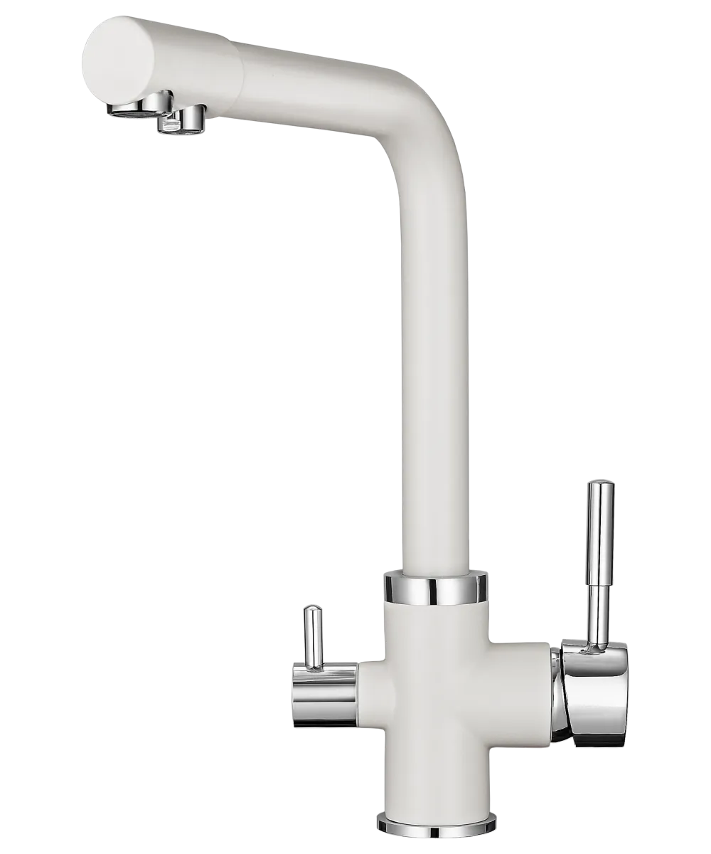Mixer tap GEOS WHITE
