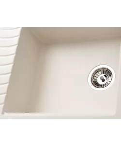 Kitchen sink MILA 1B1D WHITE ALABASTER