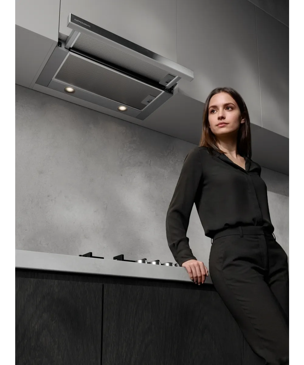 Телескопическая вытяжка встраиваемая SLIMTURBO 60 X