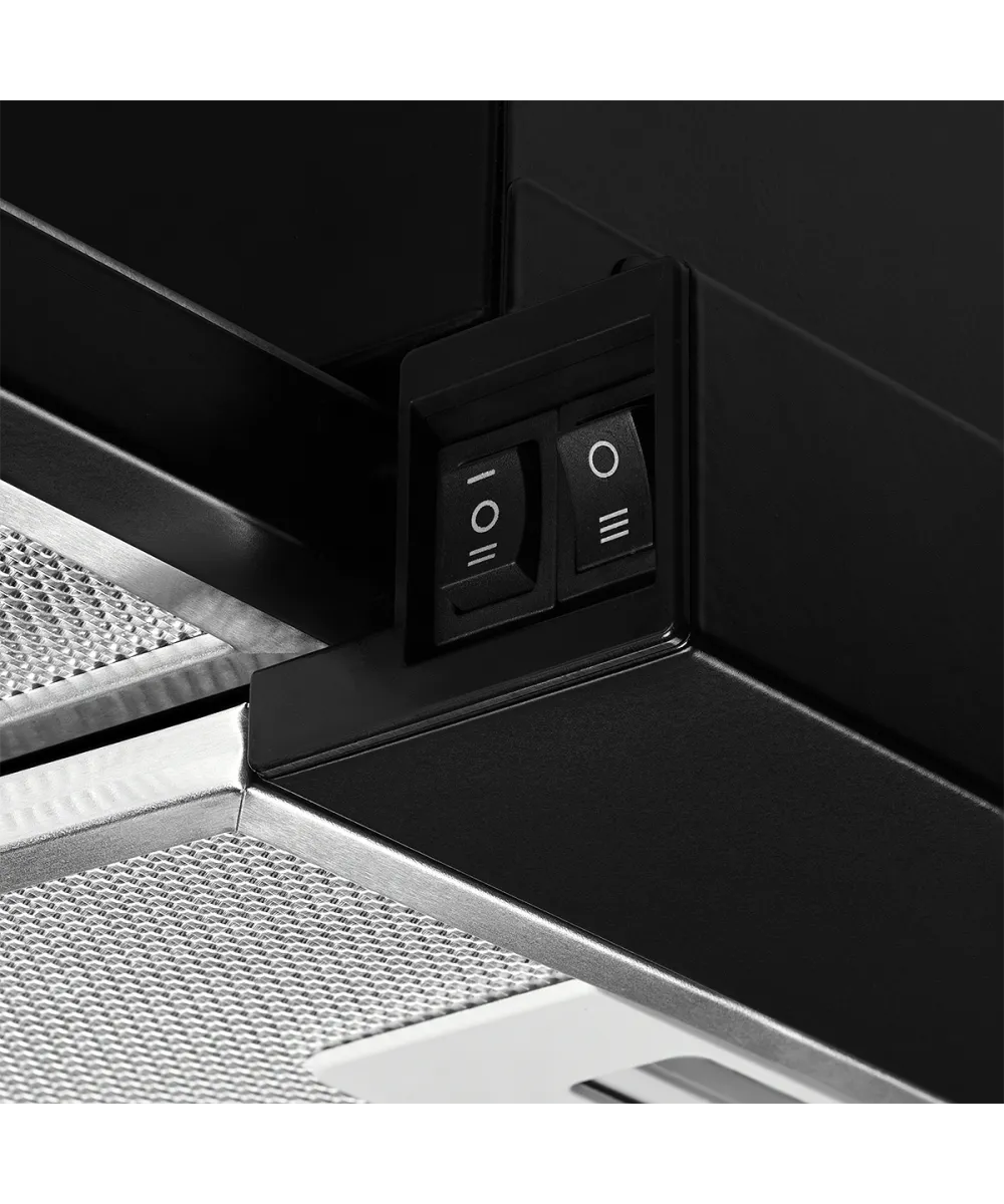 Телескопическая вытяжка встраиваемая SLIMTURBO 60 GB