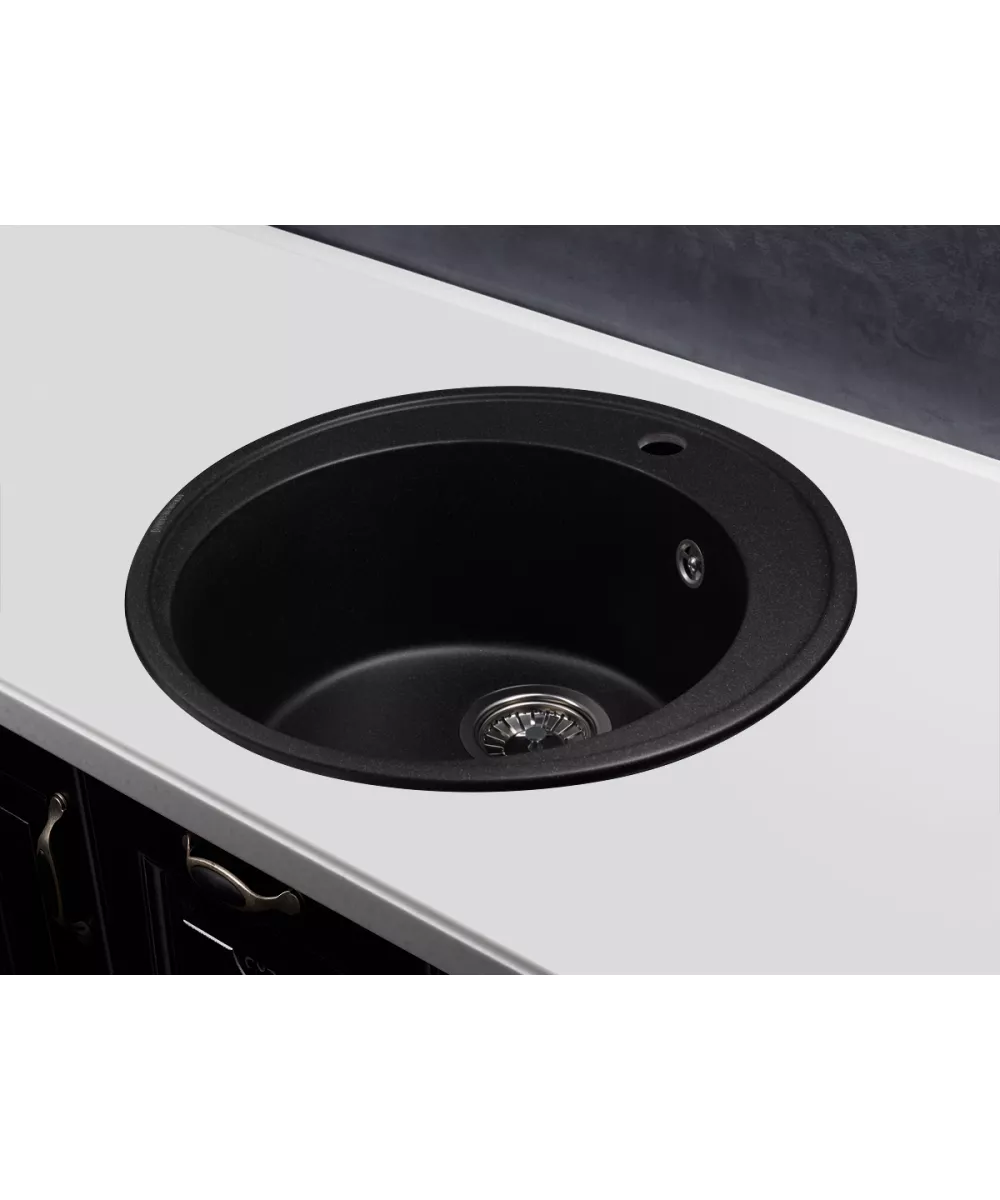 Kitchen sink BALI 1B BLACK METAL.