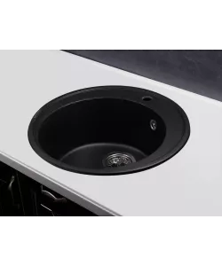 Kitchen sink BALI 1B BLACK METAL.